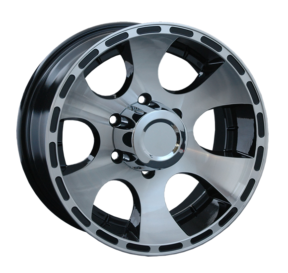 фото диска LS R16 ET10 DIA93,1 PCD:6/139,7 черный полированный