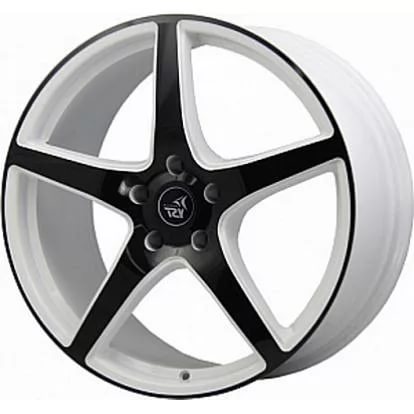 фото диска YST R17 ET50 DIA64,1 PCD:5/114,3 белый+черный