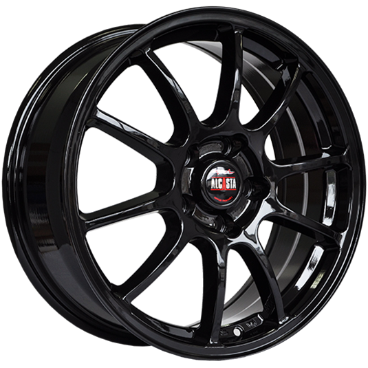 фото диска Alcasta R16 ET38 DIA67,1 PCD:5/114,3 черный глянцевый