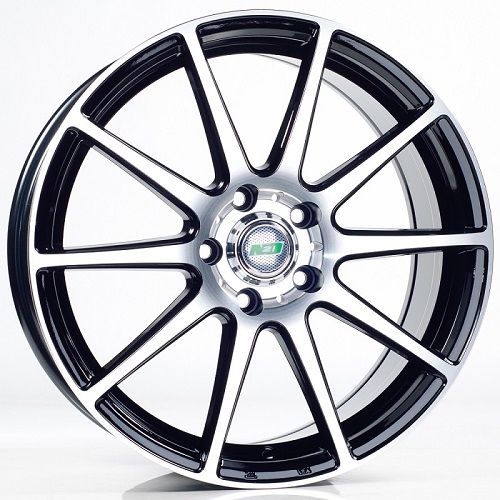 фото диска N2O R18 ET49,5 DIA67,1 PCD:5/114,3 Черный с полированной лицевой поверхностью
