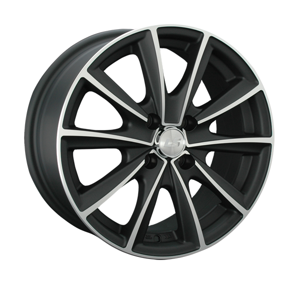 фото диска LS R15 ET32 DIA58,6 PCD:4/98 черный матовый полированный