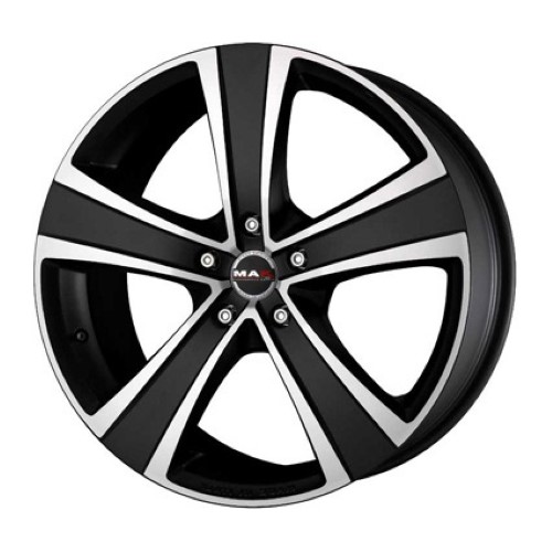 фото диска MAK R19 ET50 DIA71,6 PCD:5/127 Чёрный матовый с полированной лицевой частью