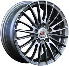 фото диска Alcasta R16 ET50 DIA57,1 PCD:5/112 насыщенный темно-серый полированный