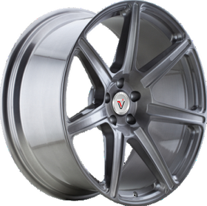 фото диска VISSOL R22 ET38 DIA74,1 PCD:5/120 БЛЕСТЯШИЙ ГРАФИТОВЫЙ