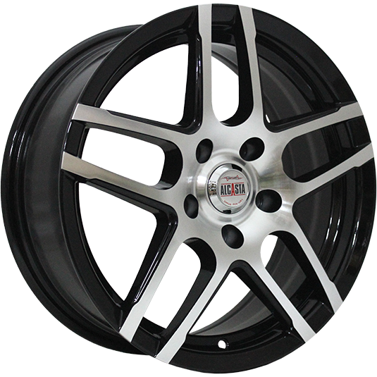 фото диска Alcasta R17 ET40 DIA66,1 PCD:5/114,3 черный полированный