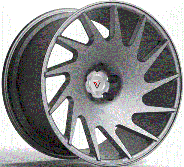 фото диска VISSOL R22 ET15 DIA PCD:5/120 БЛЕСТЯШИЙ ГРАФИТОВЫЙ