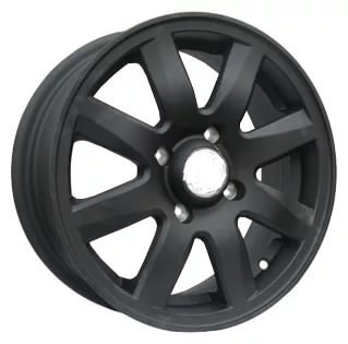 фото диска Replica LA R15 ET45 DIA56,6 PCD:4/100 черный матовый+красный