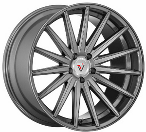 фото диска VISSOL R22 ET20 DIA74,1 PCD:5/120 БЛЕСТЯШИЙ ГРАФИТОВЫЙ
