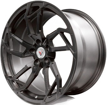 фото диска VISSOL R22 ET32 DIA PCD:5/108 черный матовый