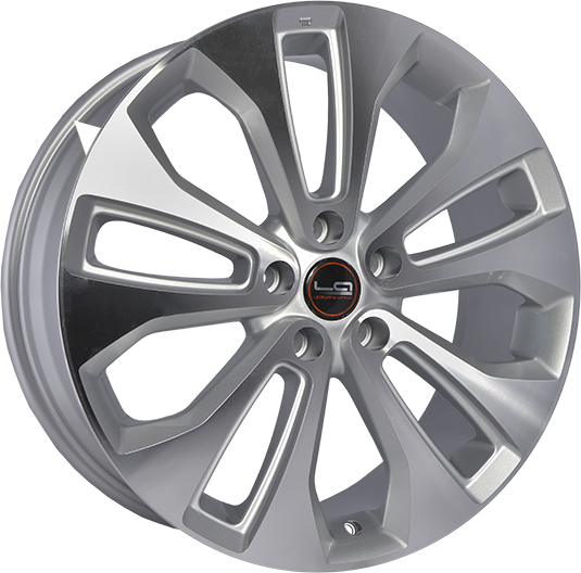 фото диска Replica LA R17 ET50 DIA67,1 PCD:5/114,3 серебристый полированный