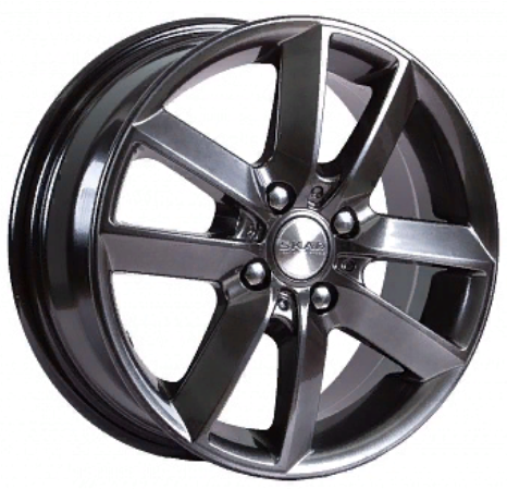 фото диска СКАД R15 ET45 DIA67,1 PCD:4/114,3 МАТОВЫЙ ЧЕРНЫЙ